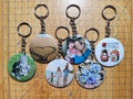 Custom 2.25" Circle Key Chain