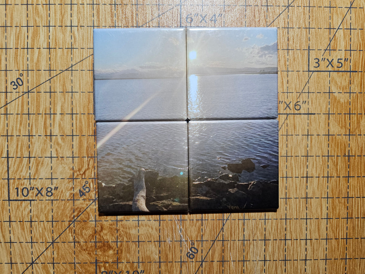 Custom Puzzle  2x2 Square Photo Magnet